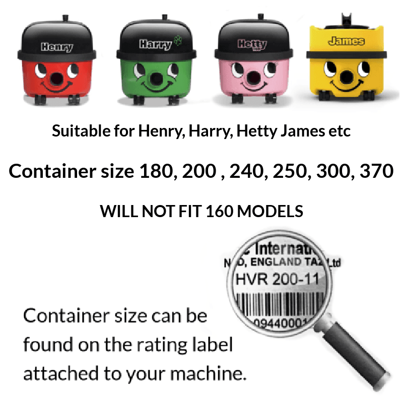 12" Numatic Filter Henry Hetty James Nuvac Vacuum 604165 - Vacuum Cleaner Clinic