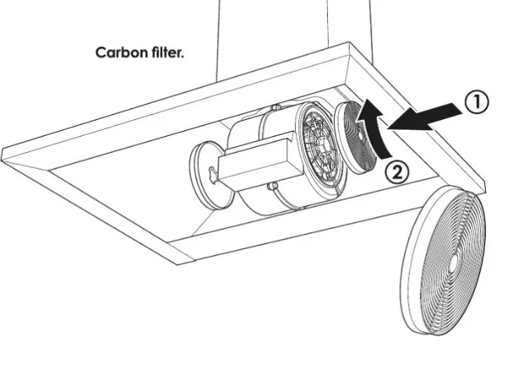 2 x Cooker Hood Filters for Lamona Howdens LAM2410 HJA2480