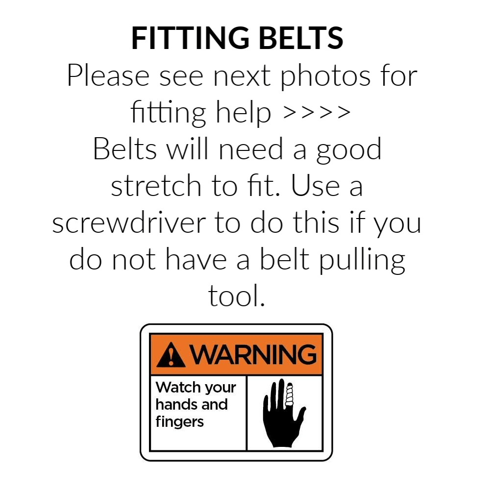 Dyson Clutch Belts DC03 DC04 DC07 DC14 DC27 DC33 Clutched - Vacuum Cleaner Clinic
