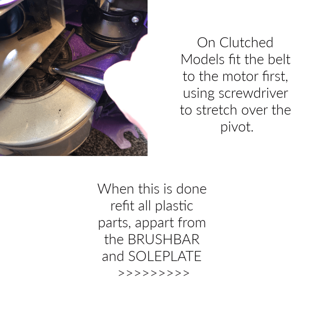 Dyson Clutch Belts DC03 DC04 DC07 DC14 DC27 DC33 Clutched - Vacuum Cleaner Clinic