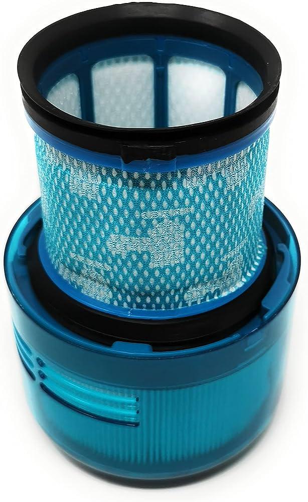 Dyson V15 Detect Filter Turquoise Blue - Vacuum Cleaner Clinic