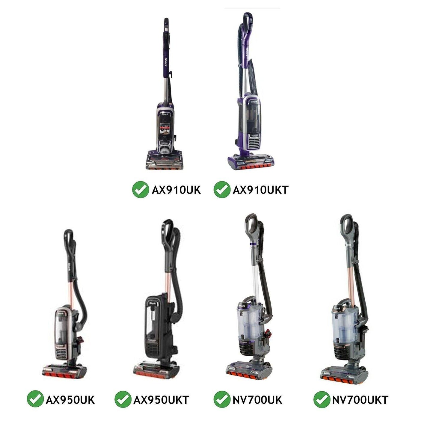 Shark Soft Roller NV700UK NV700UKT DuoClean Front Brushroll - Vacuum Cleaner Clinic