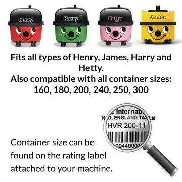Vacuum Bags for Numatic Henry Hetty James Nuvac NVM-1CH - Vacuum Cleaner Clinic