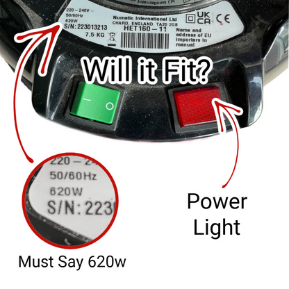 620W Motor for Numatic Henry XL Vacuum Cleaner