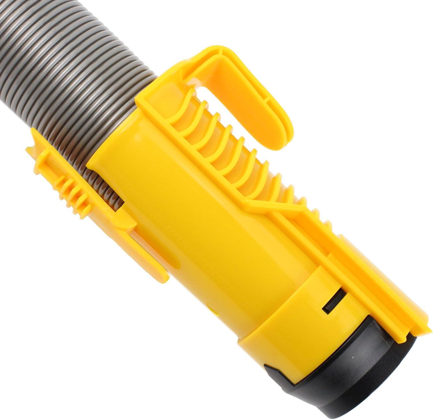Dyson DC07 Yellow Hose Main Rear Stretch Vacuum Pipe - Vacuum Cleaner Clinic 