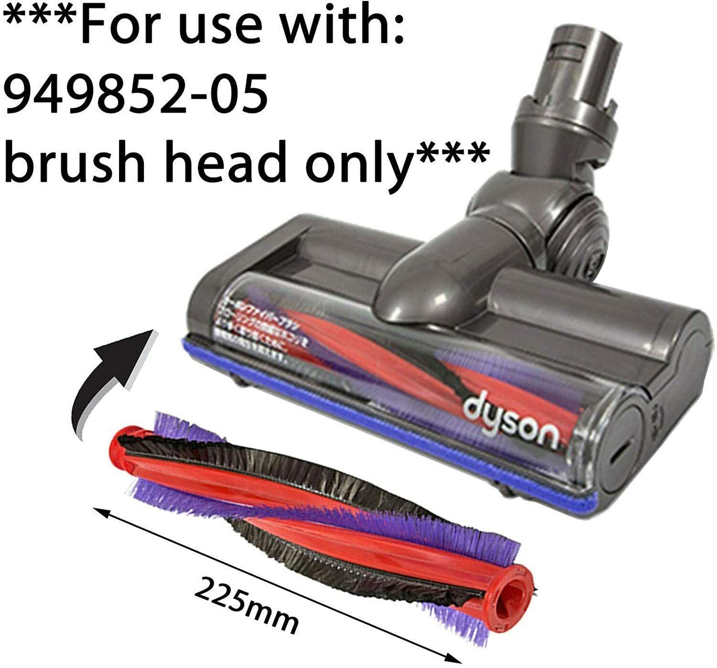 Dyson V6 Brush Bar DC58 DC59 DC61 DC62 Flexi Animal Fluffy - Vacuum Cleaner Clinic 