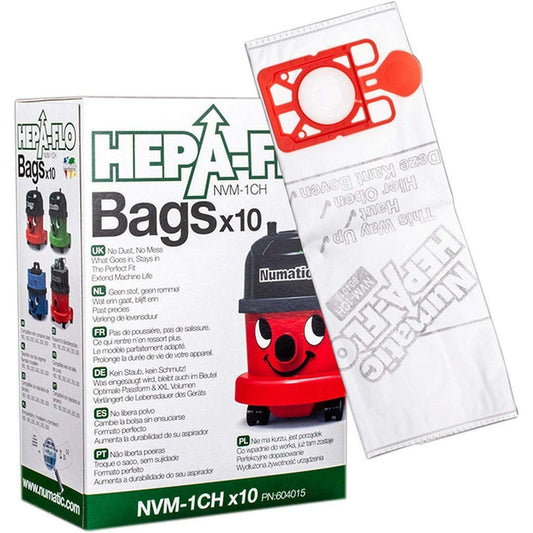 Genuine Numatic Henry Bags NVM-1CH Hepaflo 907075 - Vacuum Cleaner Clinic 